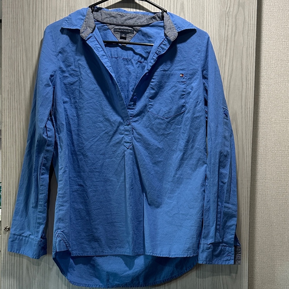 Tommy Hilfiger Blue Button Down Shirt